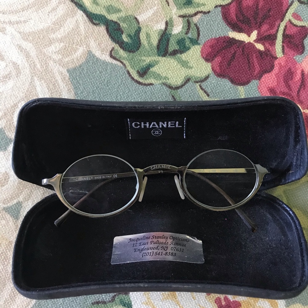 Vintage CHANEL eyeglass frames with case